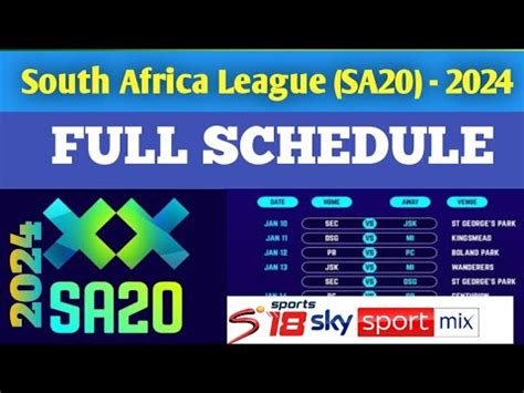 SA20 Betting Odds, Cricket South Africa.
